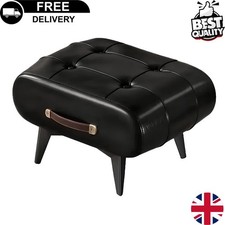 Small Foot Stool Faux Leather