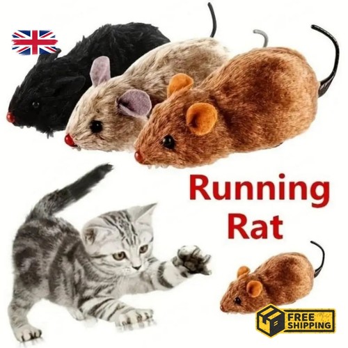 Realistic plush mouse - realistic, cat