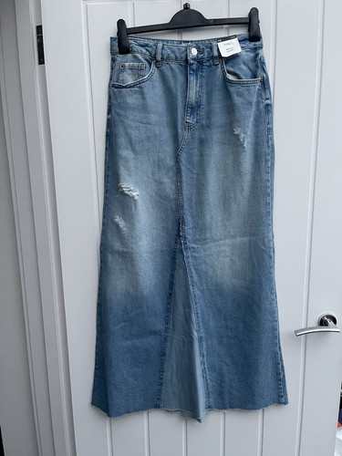 Maxi denim skirt women - m&s,