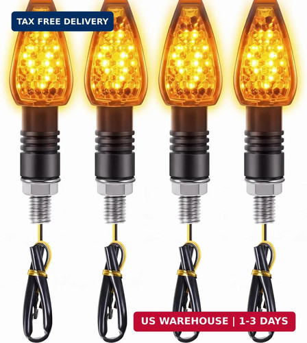 Pcs motorcycle turn signals - 4,