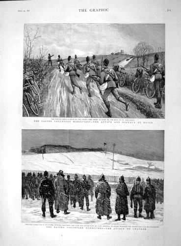 Original old antique print - antique,