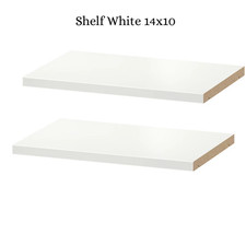 2x IKEA BILLY White Shelf