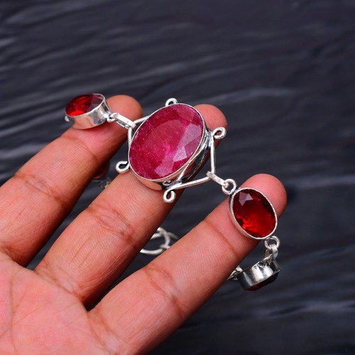 Ruby gemstone - ruby, (lab-created)