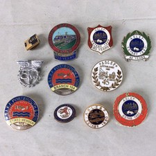 11x ASLEF / NUR Union Enamel