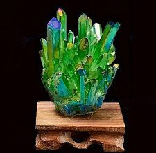 Aura Angel Green Quartz Point