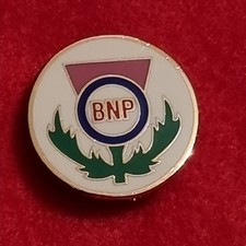 Old-style BNP Scotland badge