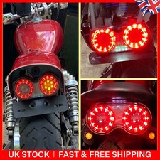4pcs Universal LED Motorcycle Motorbike Turn Signal Indicators Light Sequential