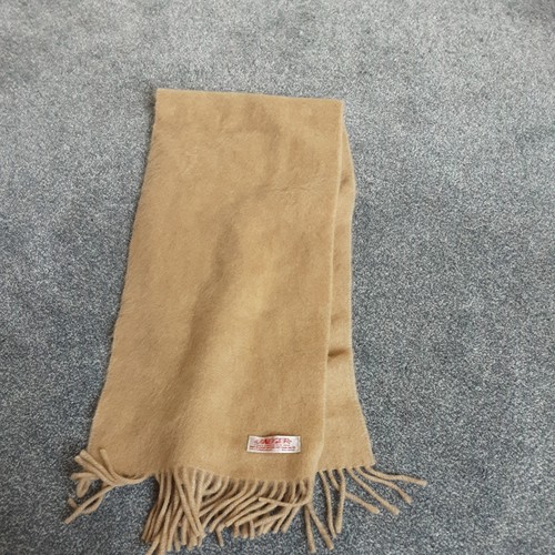 Jaeger camel hair wool scarf - hair,