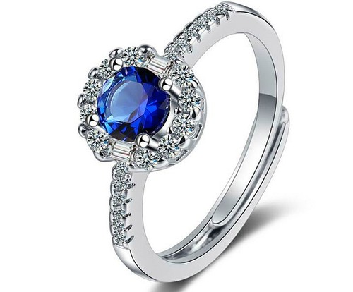 925 sterling silver - 925, blue