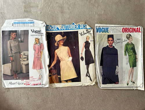 Vogue patterns vintage dress - patterns,