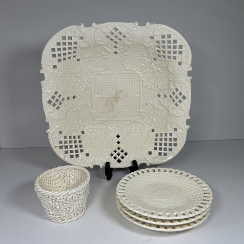 Waechtersbach creamware basket - waechtersbach,