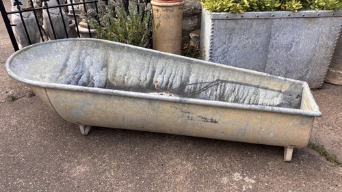 Galvanised slipper bath - galvanised,