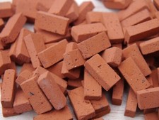 50 Stacey's 1:12th Scale REAL BRICK Miniature Bricks for Dolls houses & Models