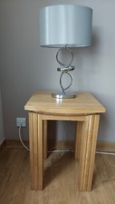 Oak Furnitureland lamp tables (2)
