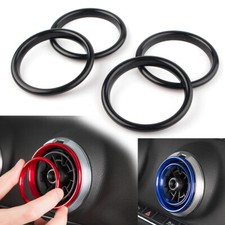 4 pcs Black Red Air Vent Cover