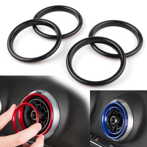 Pcs black red air vent - 4,