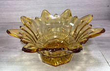 Sowerby Art Deco Amber Glass
