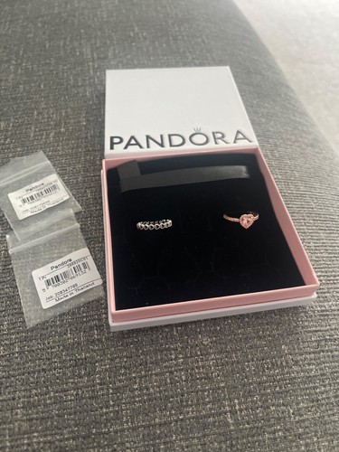 Pandora rings rose gold - 2, rings,