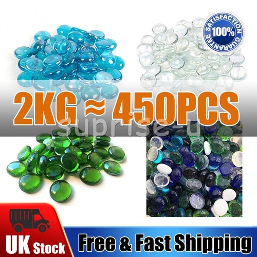 2kg mixed glass nuggets - mixed,