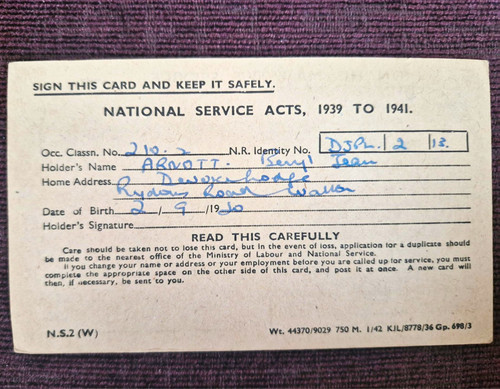 National service acts - service,