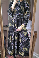 tiered rayon 70s Vintage Style