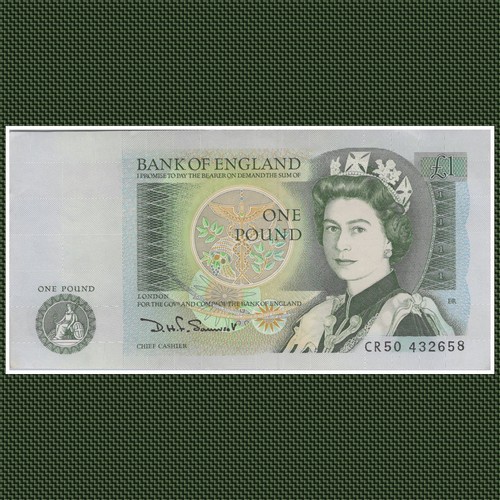 Bank england pound note - of,