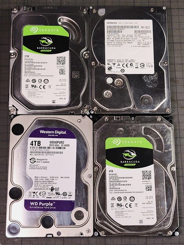 Job lot hard drives - 4,