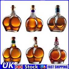 Novelty Glass Bottle Whiskey