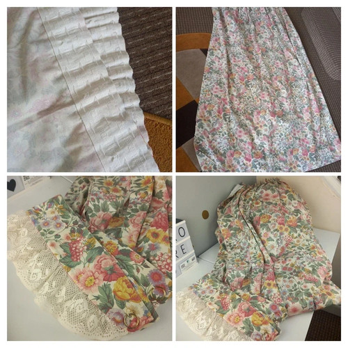 Pair vintage s floral - pair,