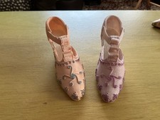 Regency Fine Arts Step In Time Collection Miniature Shoes Purple & Pink