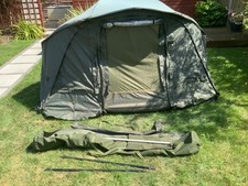 FOX SUPA BROLLY SYSTEM , FRONT PANEL & GROUNDSHEET CARP FISHING