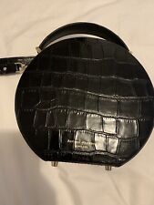 aspinal of london hat box bag black