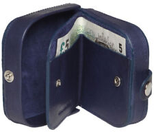 Mens Ladies High Quality Real Leather Coin Pouch Tray Wallet Notes Purse Change 