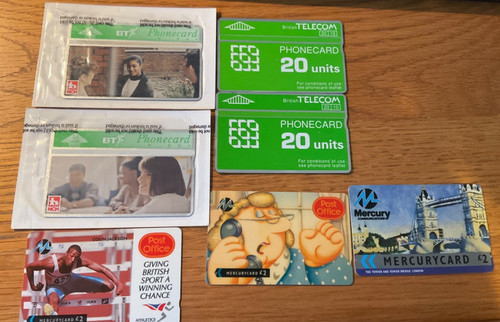 Collectible phone cards - collectible, x