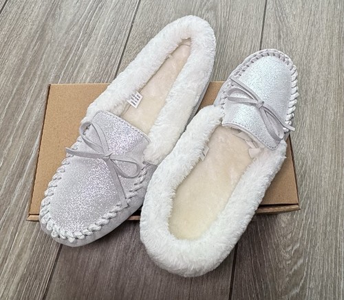 Women grey white moccasin - women’s, grey/white