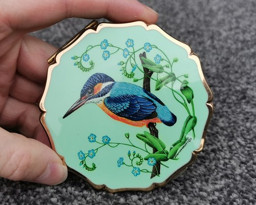 Vintage powder mirror - vintage, compact