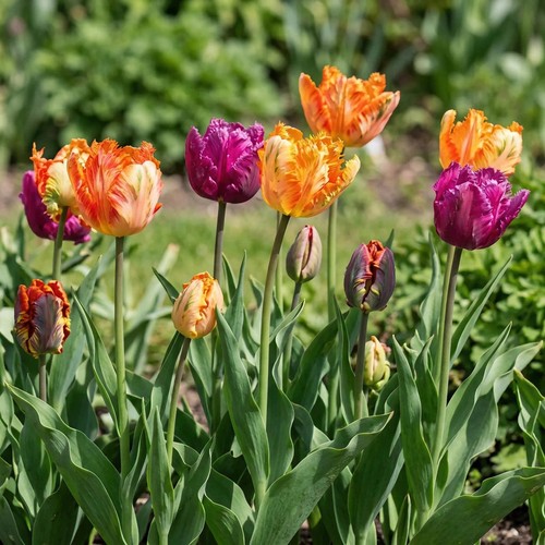 Tulip parrot mixed bulbs - mixed',