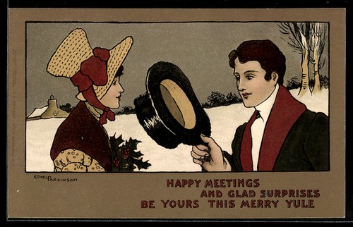 Artist postcard ethel - artist,
