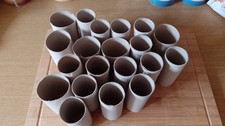 25 x Empty toilet roll tubes
