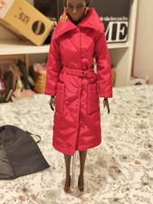 Hand Made Red Puffa Coat fits
