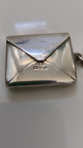Antique sterling silver stamp - antique,