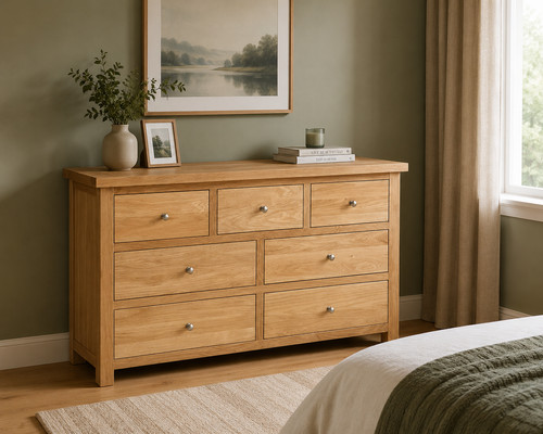 Solid oak como drawer - solid,