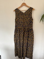 Toast Navy Blue Orange Batik