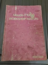 Mazda bongo f1000 - f1000, workshop
