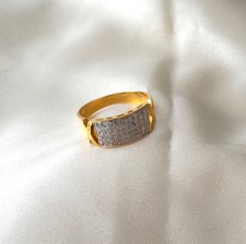 22ct Gold Ring - 22ct Gold Cluster Ring Ladies 916 Indian High Carat