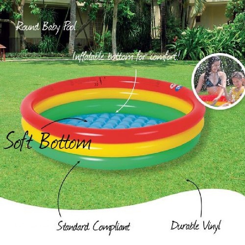 Paddling pool soft base - soft, sun