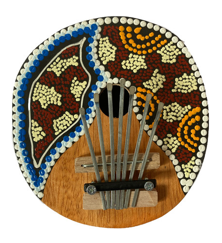Hand painted wood - hand,