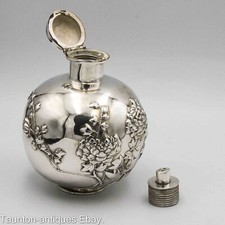 Chinese export silver rose