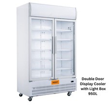Commercial Fridge Glass Double