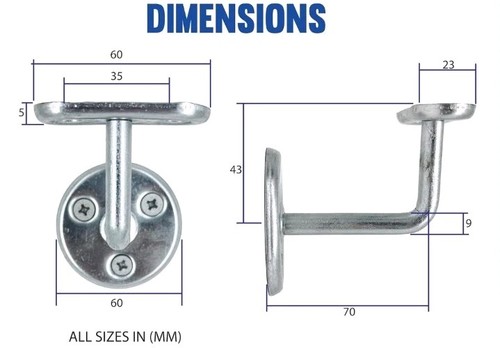 Handrail brackets stair - handrail, hand
